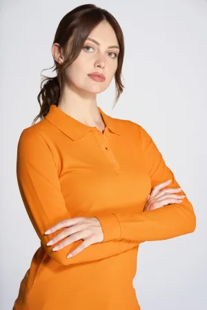 Polokošeľa dámska dlhý rukáv Popl 200