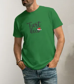 Vianočné pánske tričko s potlačou- Vianočné Furt dačo!