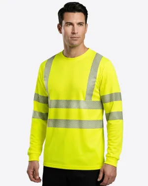 Reflexné tričko TSHV55LS s dlhým rukávom žlté