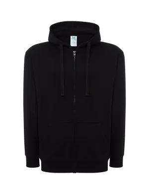 Pánska mikina s kapucňou na zips