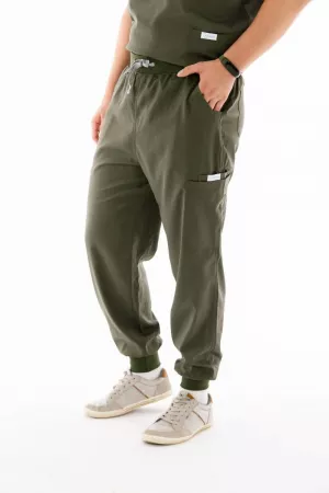 Pánske zdravotnícke nohavice Premium soft-Khaki