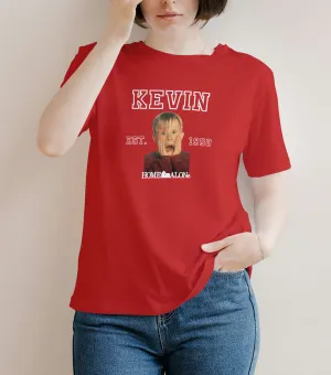 Dámske vianočné tričko – „Sám doma“ motív potlač Kevina