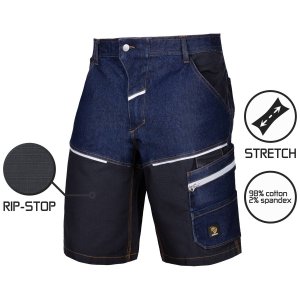 Pánske pracovné šortky Lander spandex jeans