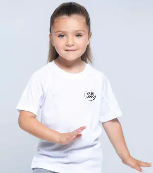 Detské športové tričko s vlastným logom 10x10cm
