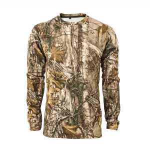 Poľovnícke tričko dlhý rukáv Kamufláž