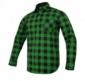 Flanelová Košeľa Zelená
