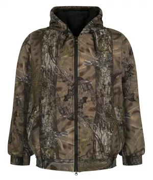 Poľovnícka bunda kamufláž les