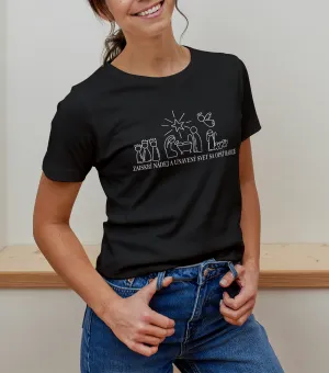 Vianočné dámske tričko s potlačou- Iskrivá nádej betlehem