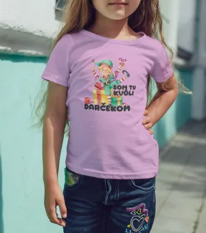 Vianočné detské tričko s potlačou- Detský škriatok