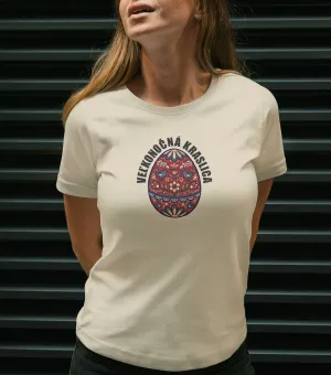 Dámske tričko s potlačou - Veľkonočná kraslica