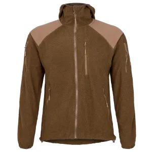 Poľovnícka mikina s kapucňou hnedá